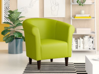 rolled arm chair with tailored fit