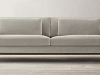 tuxedo arm sofa with wide back & arms