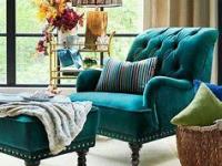 traditional tufted english arm chair