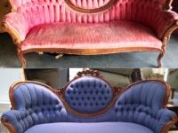 Before and After Early Century Sofa