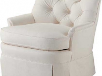 Tufted Back Barrel Chair