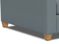 Thin tapered block leg