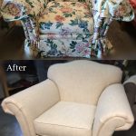 Rolled arm chair reupholstery